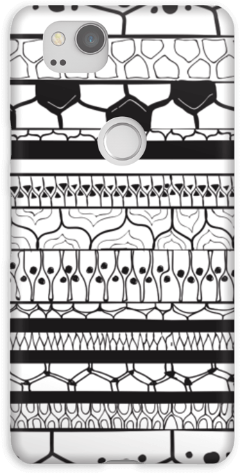 Black Stripes Case Pixel - Cartoon Clipart (484x800), Png Download