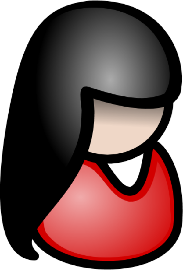Woman User Female Icon - Clip Art - Png Download (600x887), Png Download