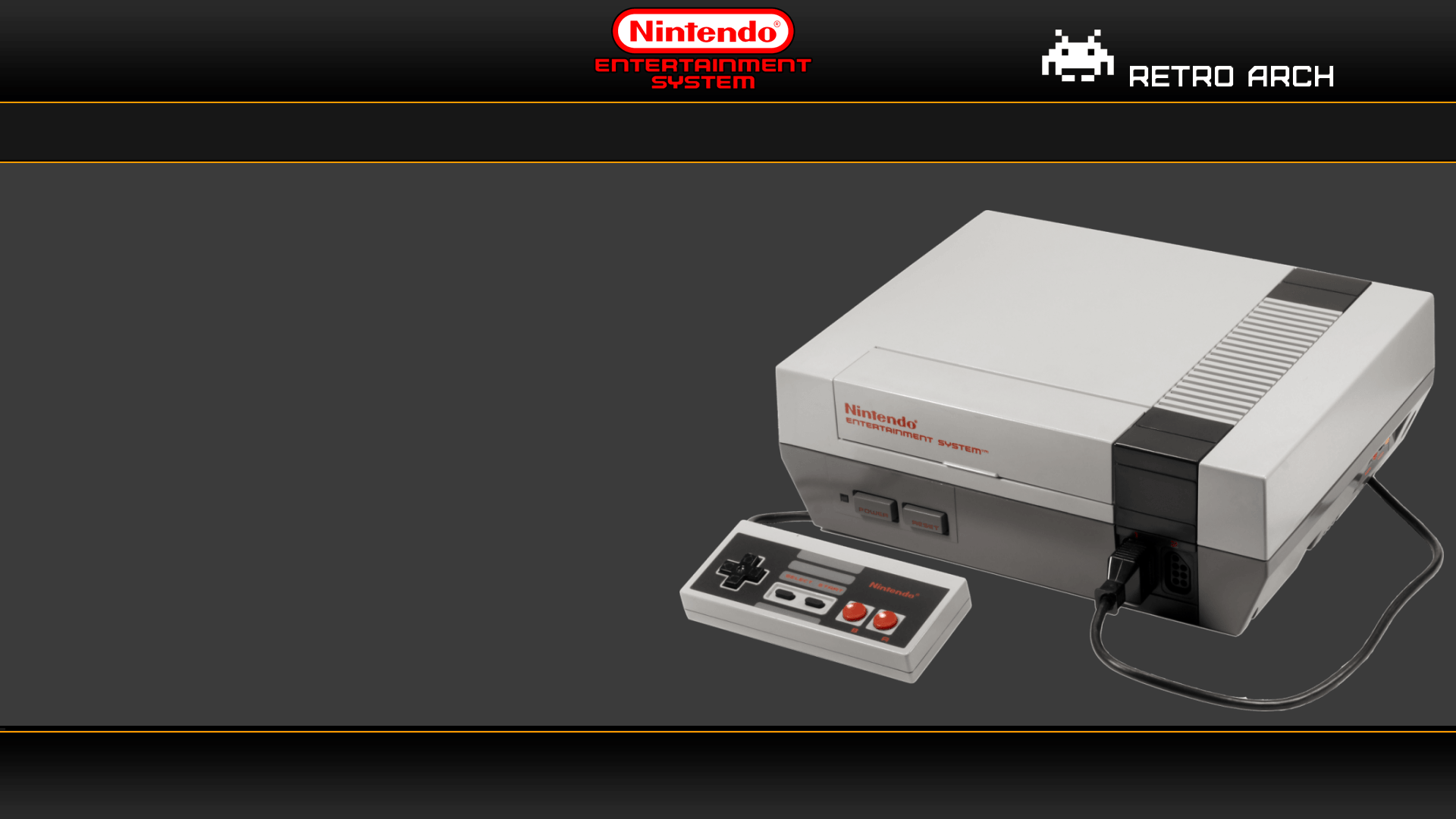 Icon Pam Retroarch Main Menu Wallpapers For - Nintendo Entertainment System Clipart (1920x1080), Png Download