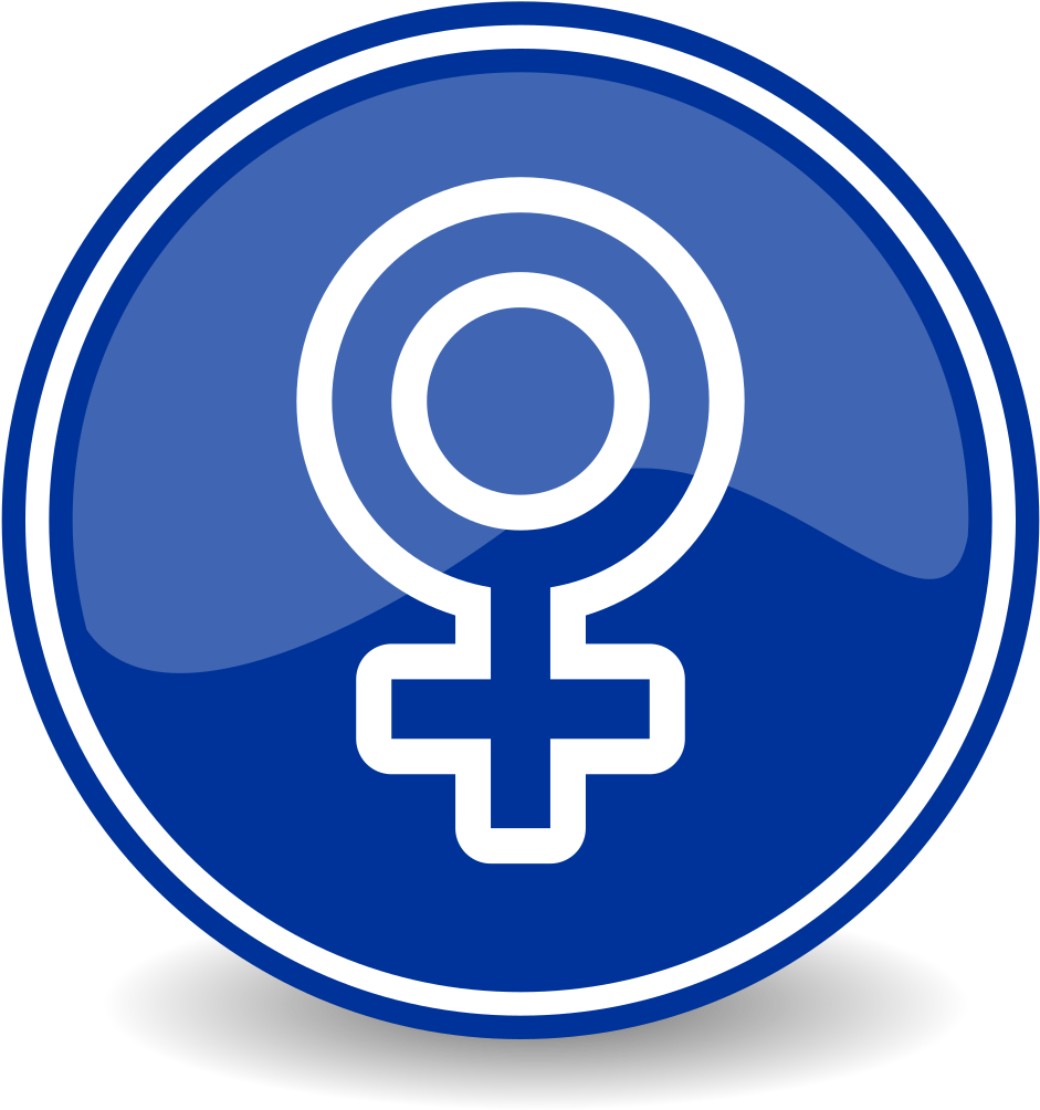 Correct Female Icon - Emblem Clipart (1024x1024), Png Download