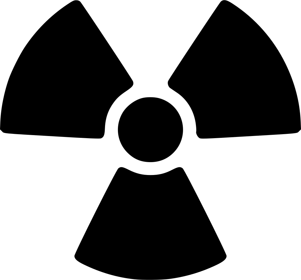 Png Nuclear Symbol - Radioactive Symbol Clipart (980x912), Png Download