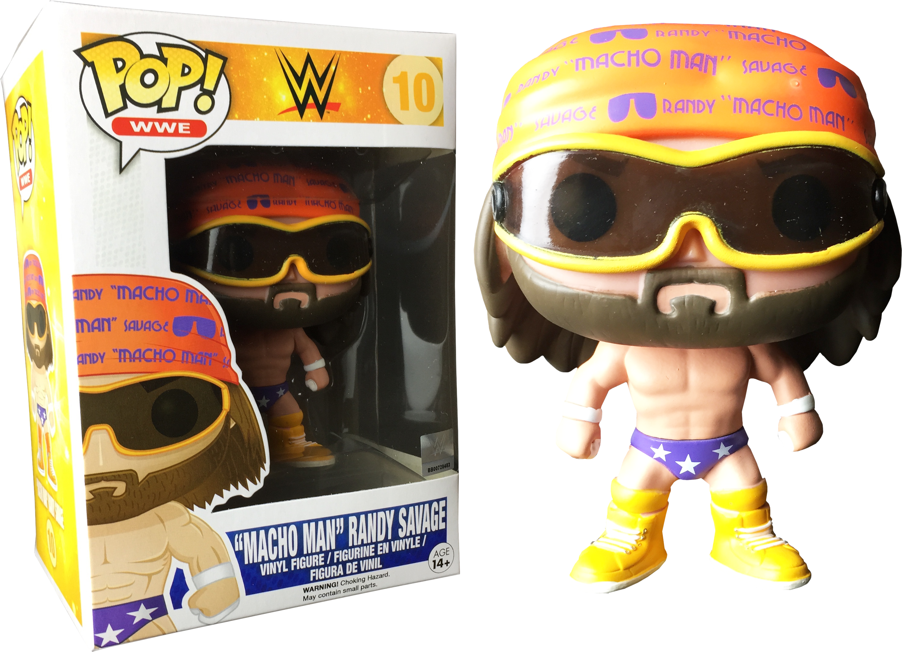 Randy Savage Png - Macho Man Wwe Pop Vinyl Clipart (2949x2133), Png Download