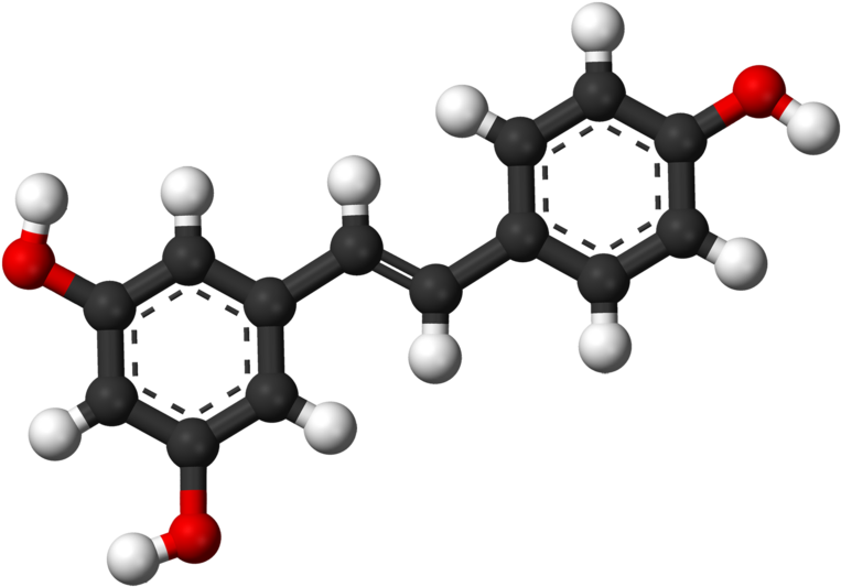 Rp 800px Resveratrol 3d Balls - 3d Benzene Clipart (800x570), Png Download