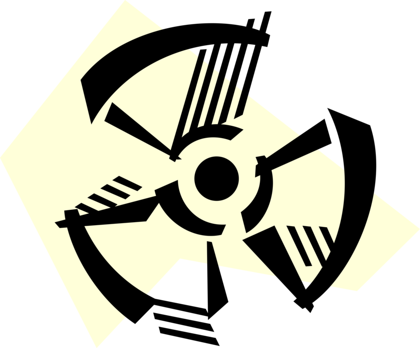 Nuclear Energy Radiation Image Illustration Of Fallout - Radioactive Symbol Clipart (845x700), Png Download