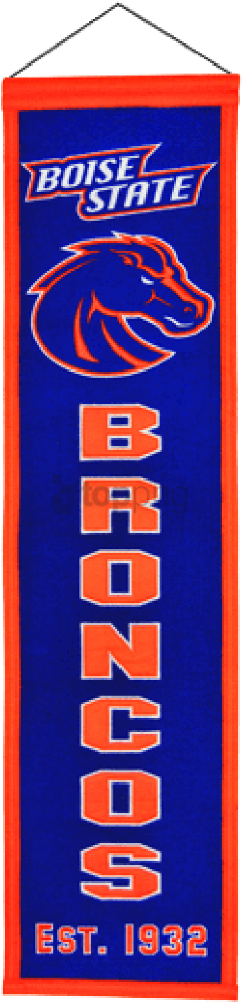Free Png Download Ncaa Boise State Broncos Wool Heritage - Boise State Broncos Clipart (480x1960), Png Download