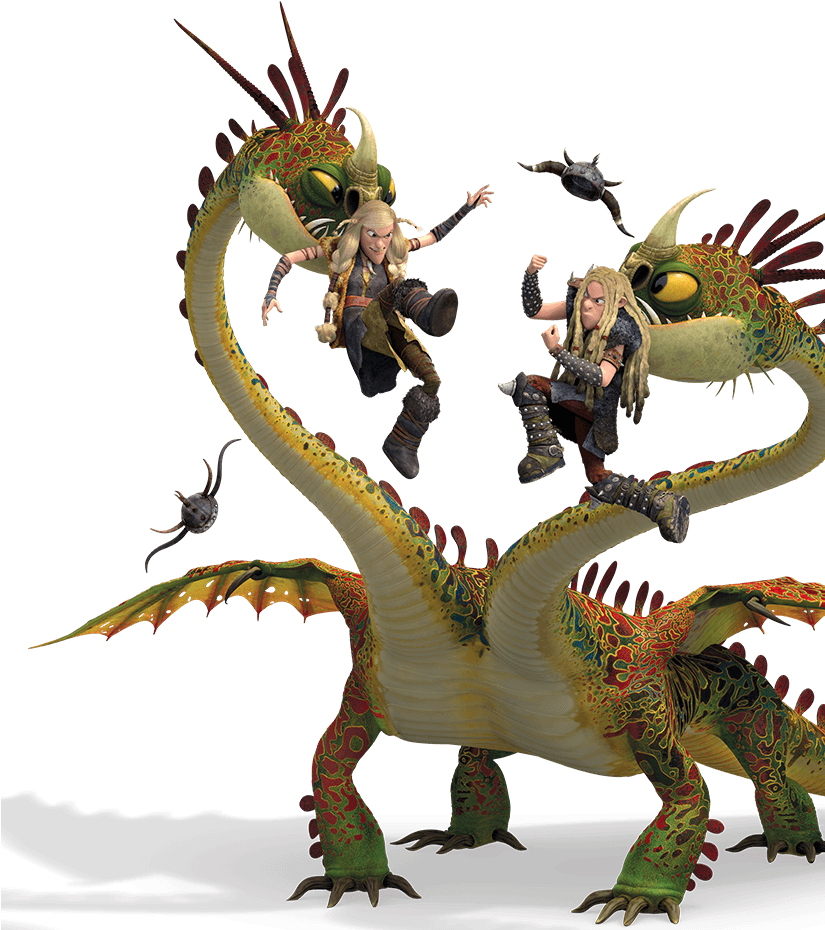 How To Train Your Dragon Png Pic - Twins And Barf And Belch Clipart (824x963), Png Download