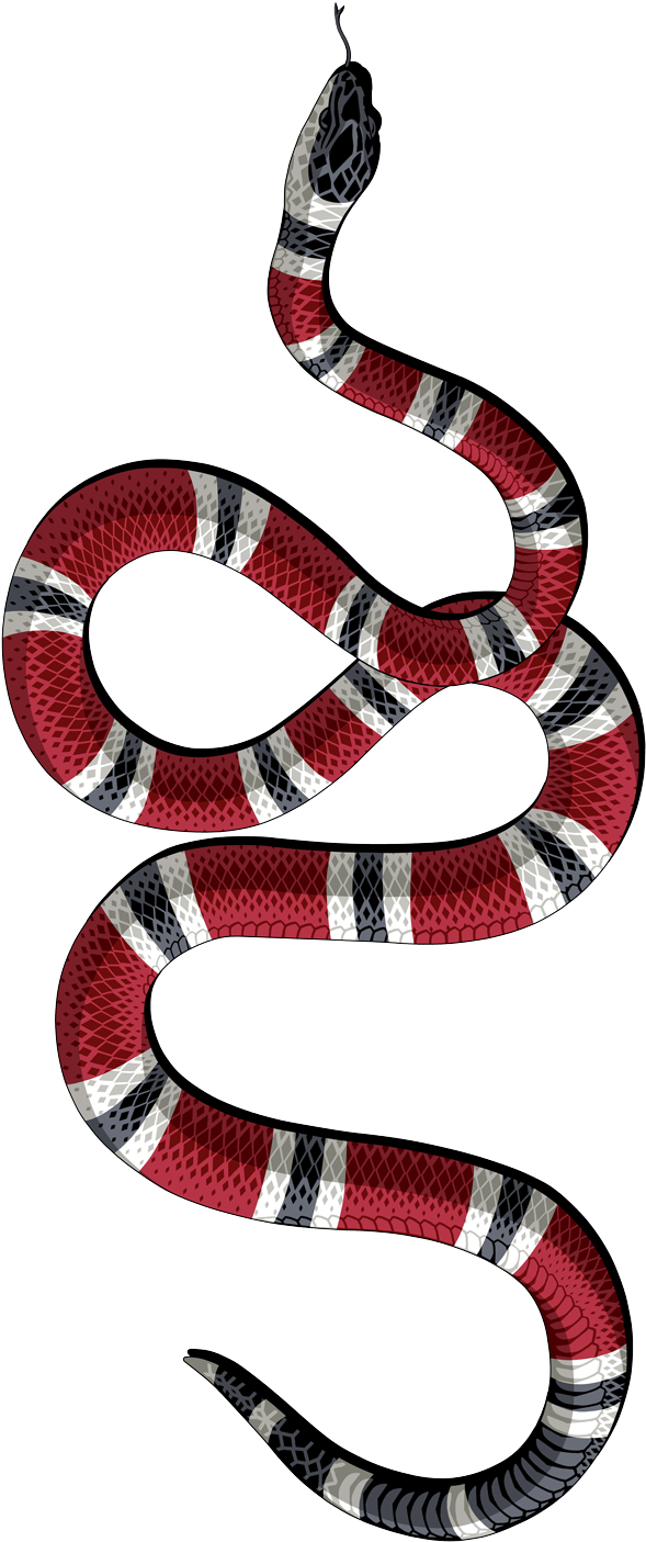 Decal Kingsnakes Gucci Sticker Serpent Png Free Photo - Gucci Snake Logo Transparent Clipart (1000x1431), Png Download