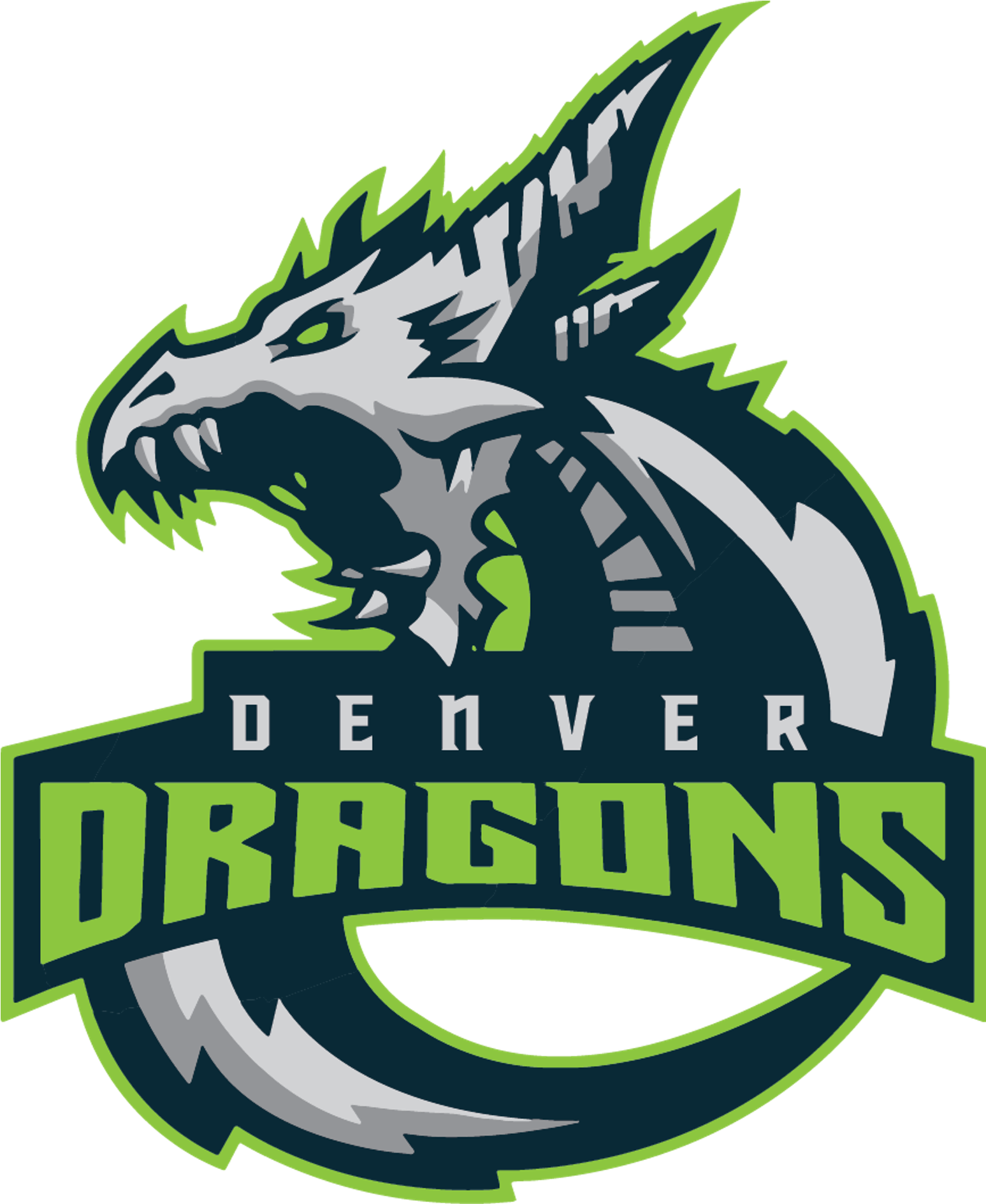 Denver Dragons - Gaming Dragon Logo Png Clipart (2000x2000), Png Download