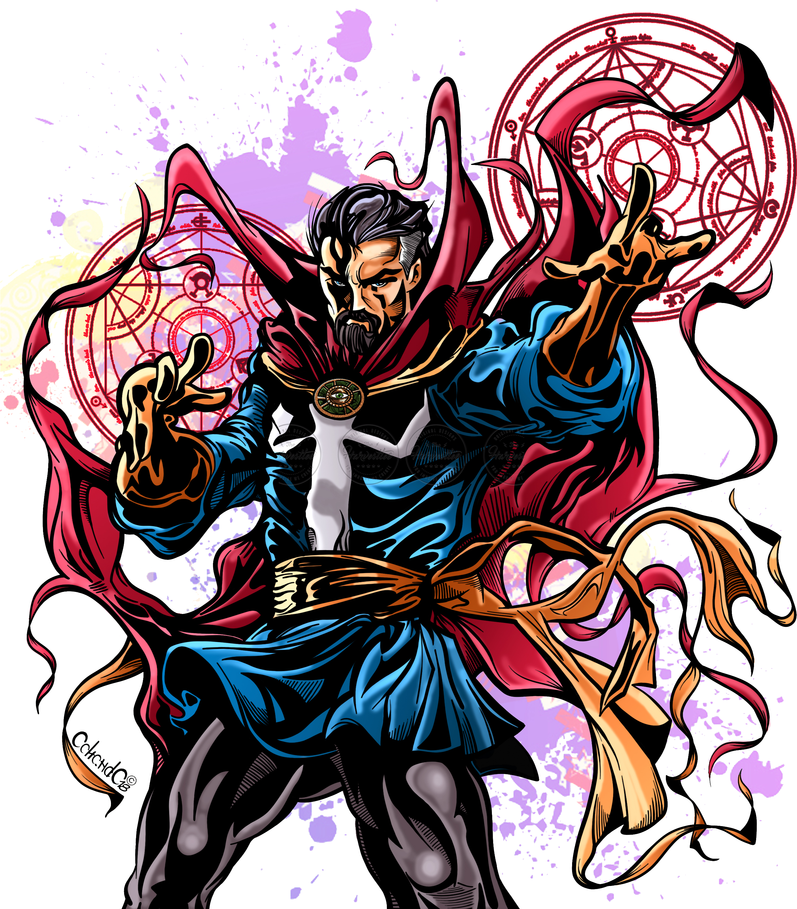 Doctor Strange, Cómic, Superhéroes, Marvel - Cartoon Clipart - Large Size P...