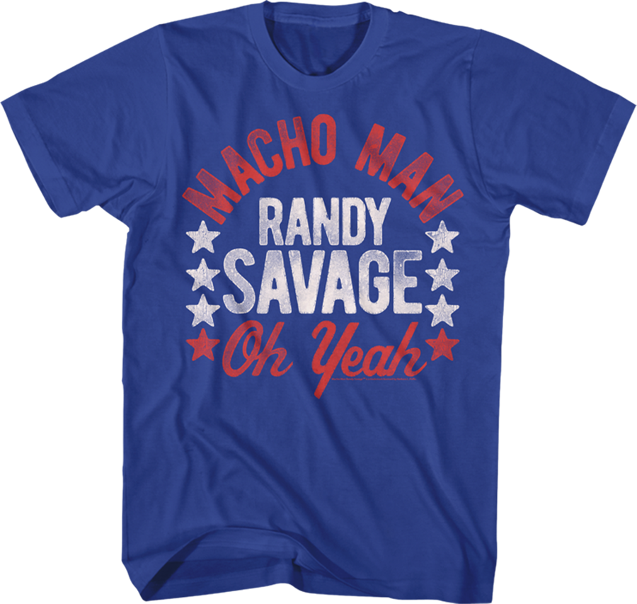 Macho Man Randy Savage Oh Yeah T-shirt - Active Shirt Clipart (900x853), Png Download