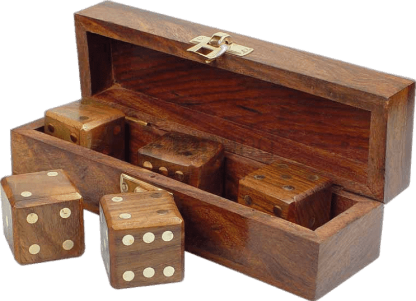 Free Png Dice Box Png Image With Transparent Background - Wooden Dice Box Clipart (850x615), Png Download