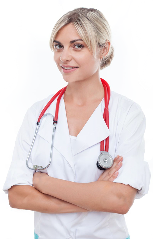 Home-doctor - Nurse Clipart (491x767), Png Download