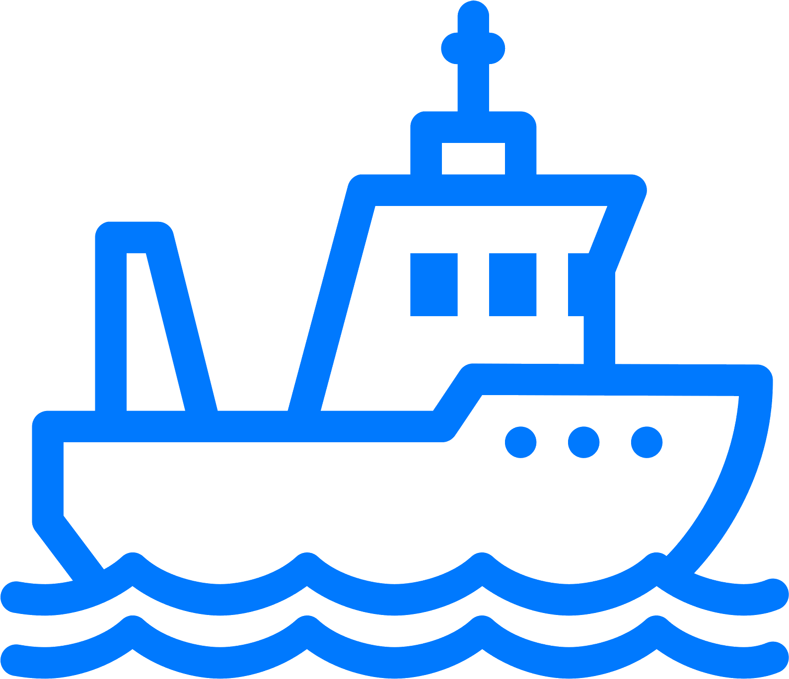 Boat Png - Fishing Boat Icon Png Clipart (1600x1600), Png Download