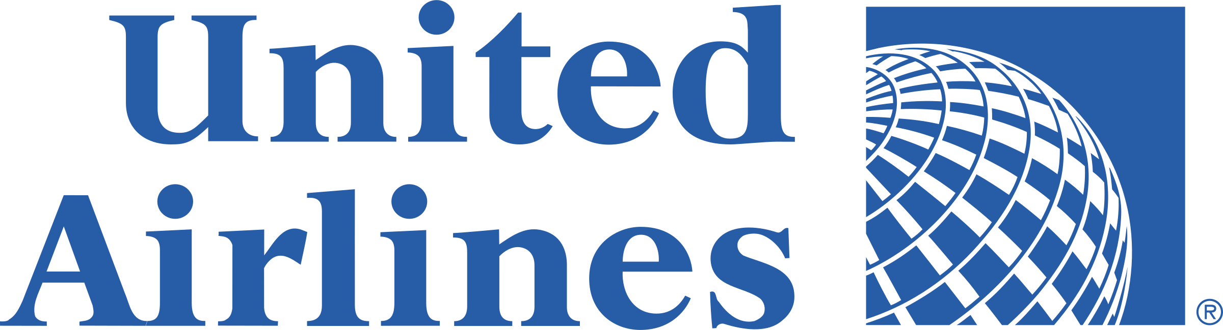 United Airlines Logo Png - United Airlines Logo 2017 Clipart (2400x649), Png Download
