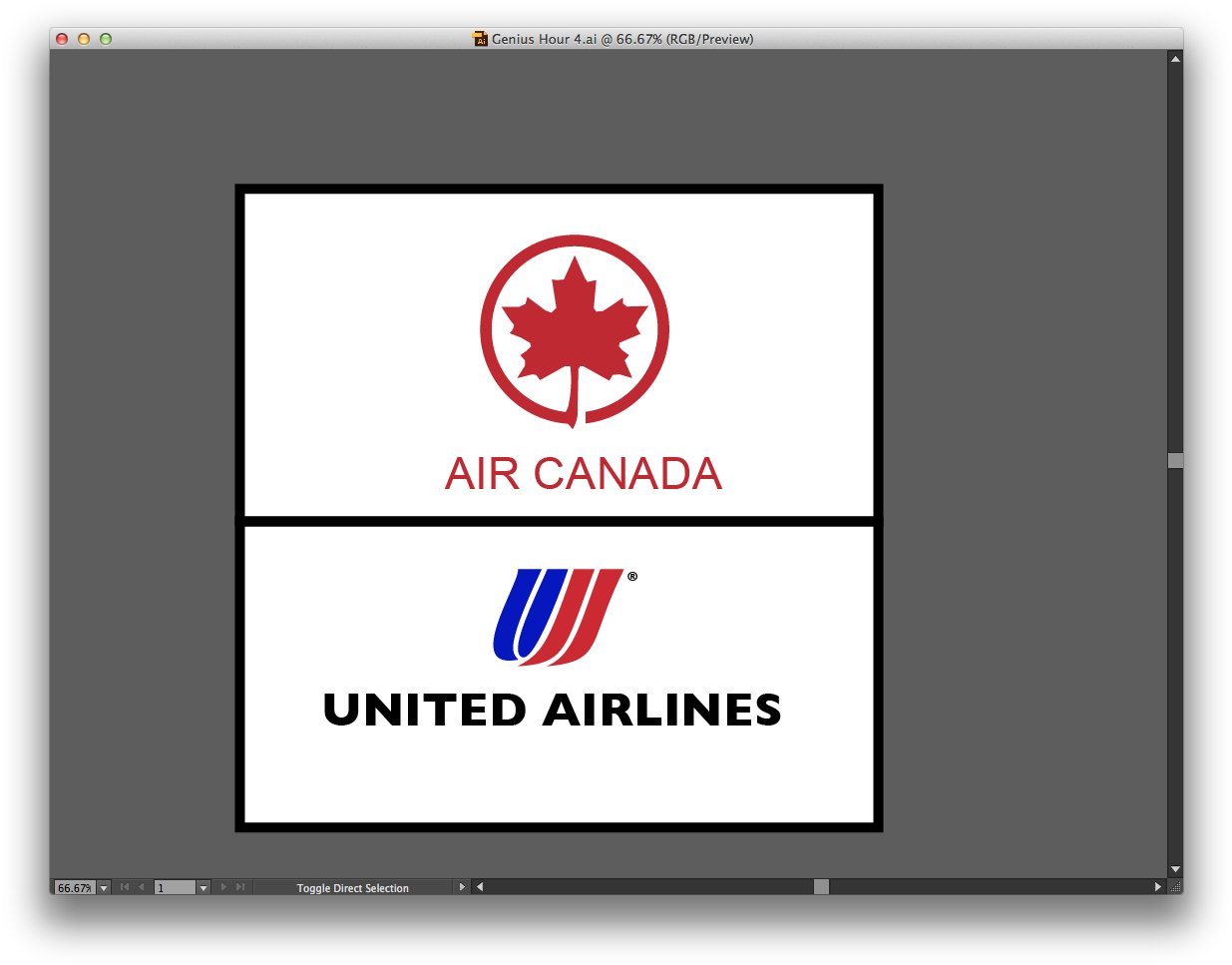 Air Canada & United Airlines Logos / Genius Hour - Air Canada Clipart (1250x982), Png Download