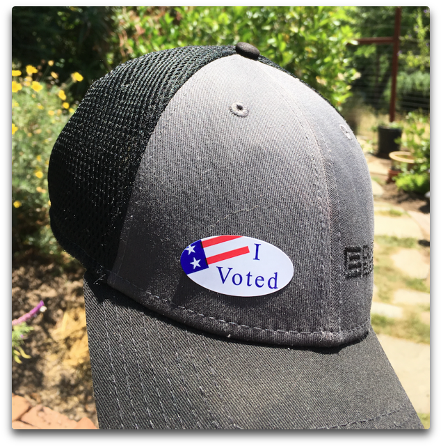 I Love Voting In Person - Baseball Cap Clipart (678x696), Png Download