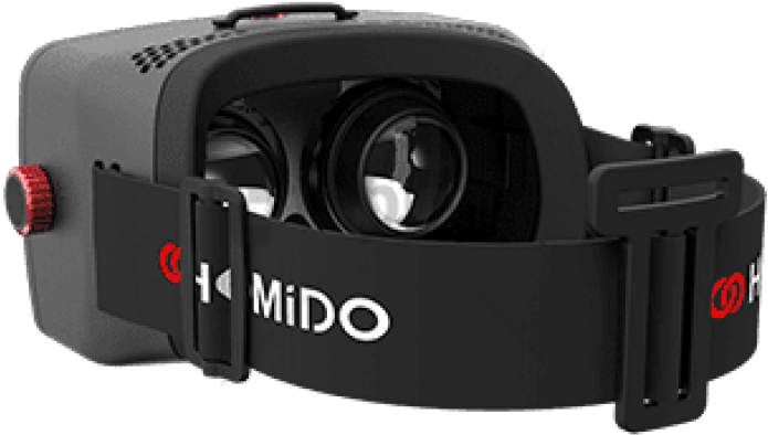 Free Png Download Homido Vr Headset Back View Png Images - Lens Clipart (851x563), Png Download