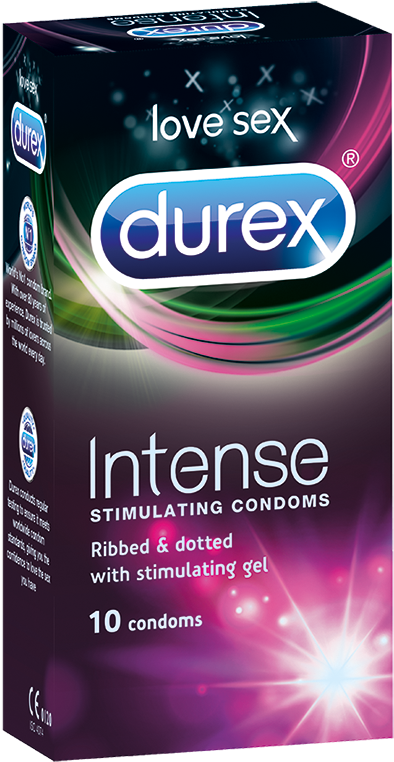 Durex Intense Stimulating Condom Clipart (800x800), Png Download
