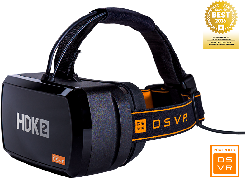 But It's A Window Into A Wireless Vr Future - Razer Osvr Hdk 2 Clipart (821x630), Png Download