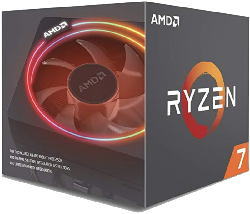 Serious Amd Performance - Amd Ryzen 7 2700x Processor Clipart (800x685), Png Download