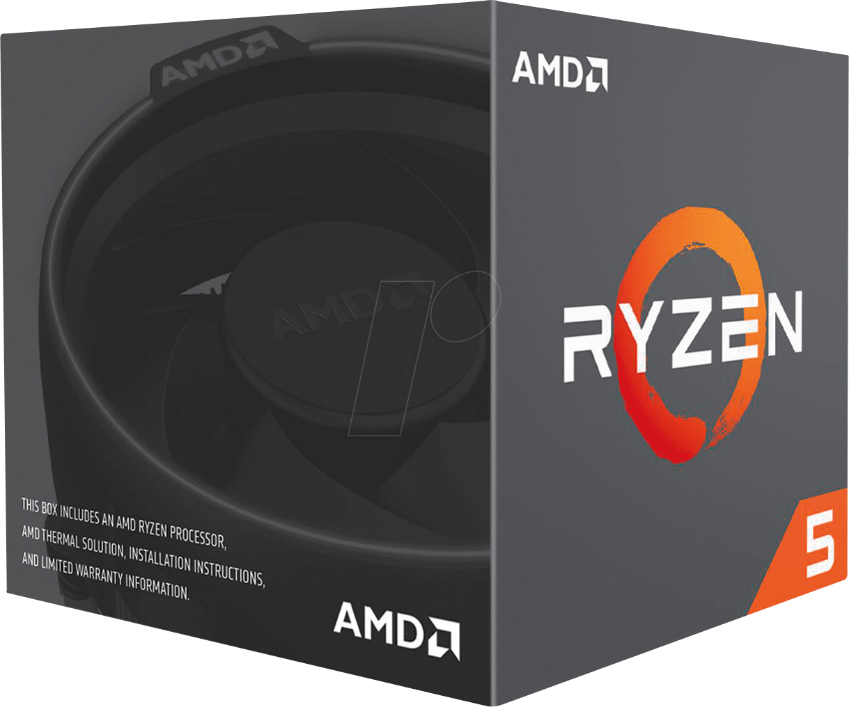 Amd Ryzen 5 2600x, 6x - Amd Ryzen 5 2600 6 Core 3.4 Ghz Clipart (1219x1016), Png Download