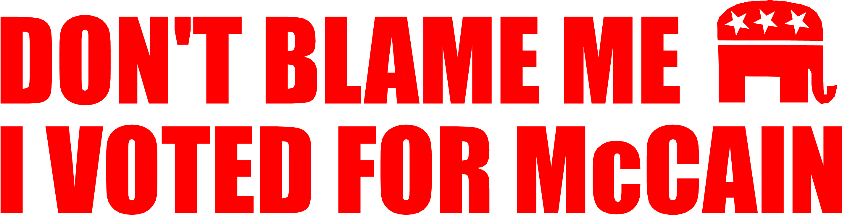 Voted-mccain - Oval Clipart (3072x1096), Png Download