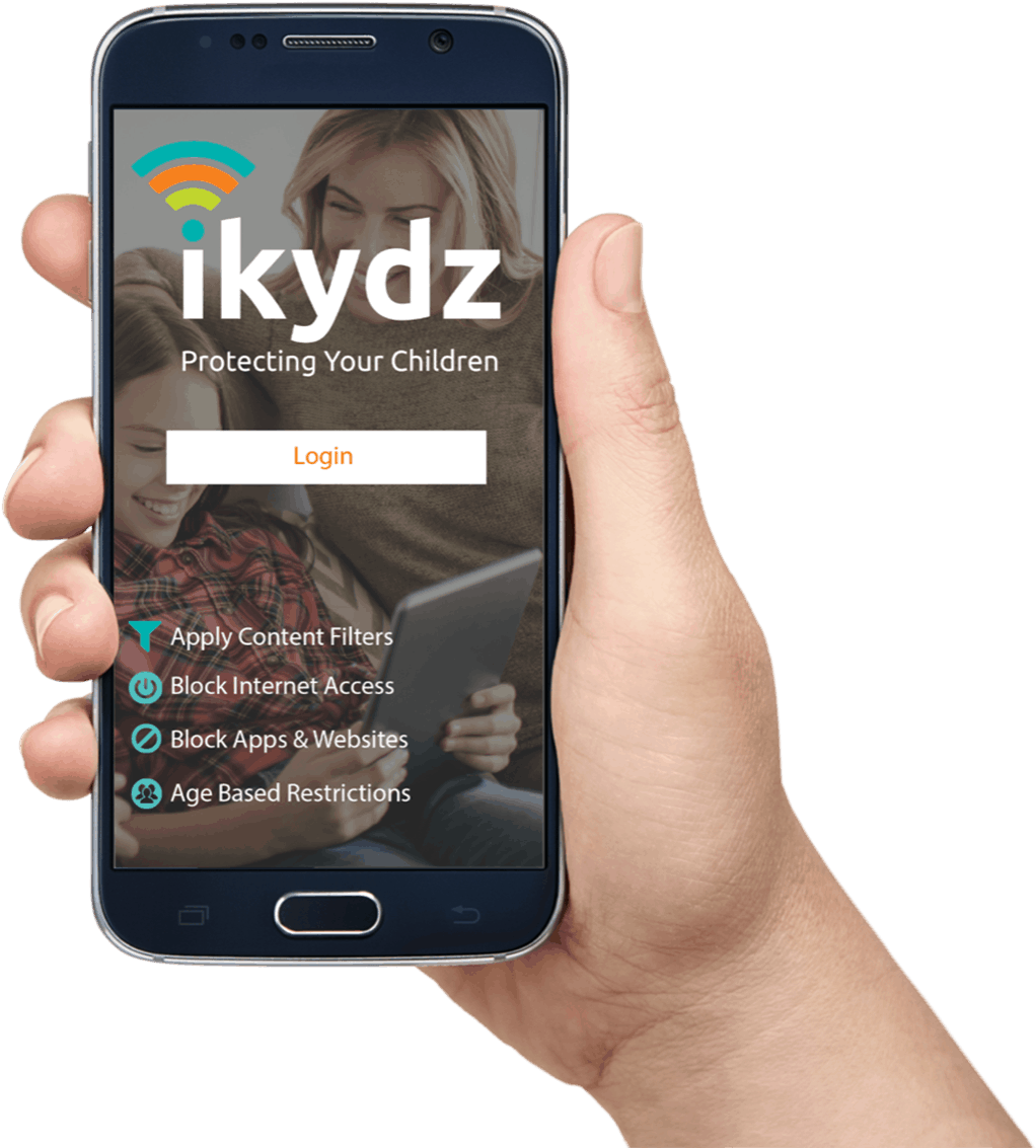 Ikydz Total Internet Control For Parents Www Ikydz - Mobile App Welcome Page Clipart (1200x1200), Png Download