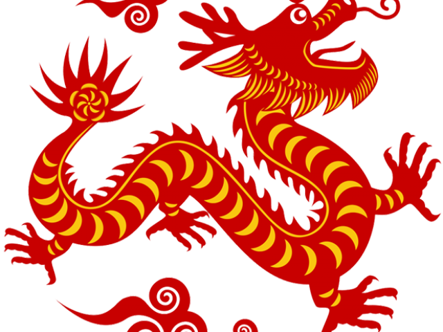 Chinese Dragon Png Transparent Images - Chinese New Year .png Clipart (640x480), Png Download