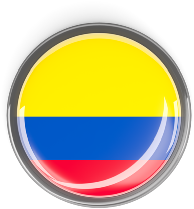 Illustration Of Flag Of Colombia - Colombia Circle Flag Png Clipart (640x480), Png Download
