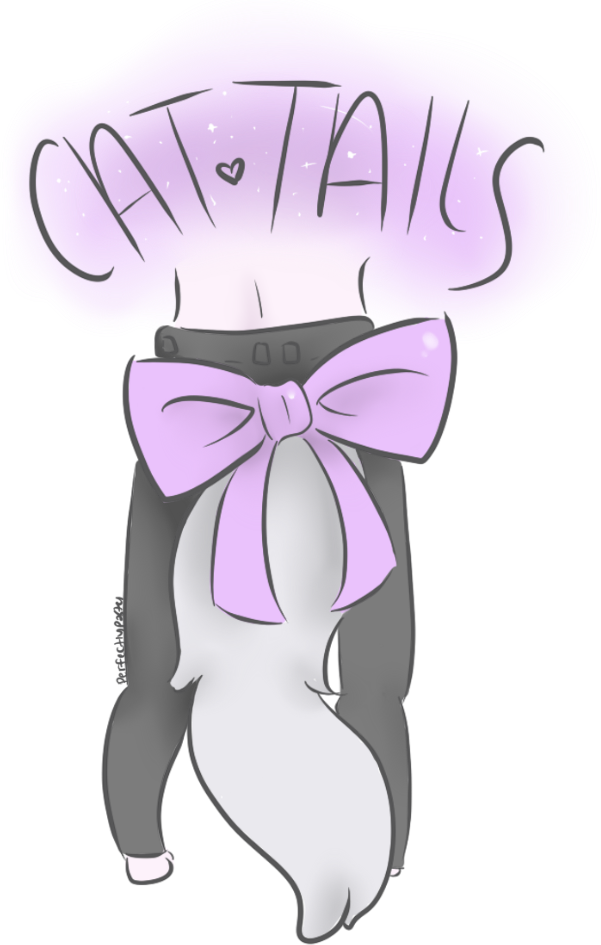 Cat 20tails Original - Cartoon Clipart (2400x3200), Png Download