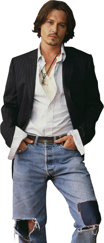 Pack Png Johnny Depp By Gabydarquetita Pluspng - Johnny Depp Png Clipart (364x850), Png Download