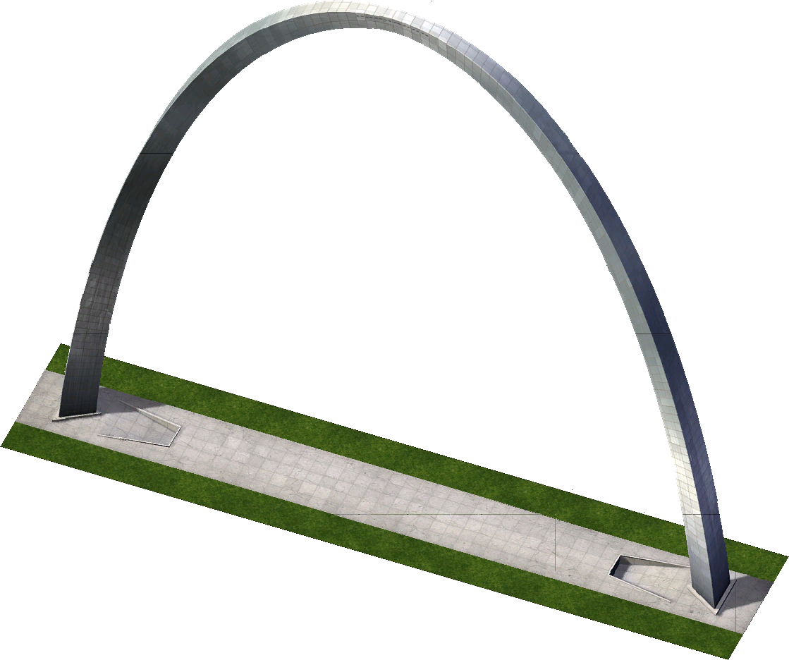 Gateway Arch - Arch Clipart (1119x936), Png Download
