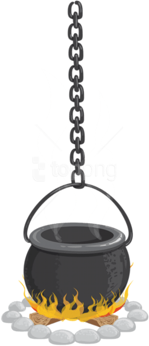 Free Png Download Hanging Witch Cauldron Png Images - Cauldron Clipart (480x1121), Png Download