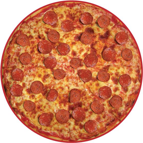 Pizza - Pizza Bird's Eye View Clipart (600x600), Png Download