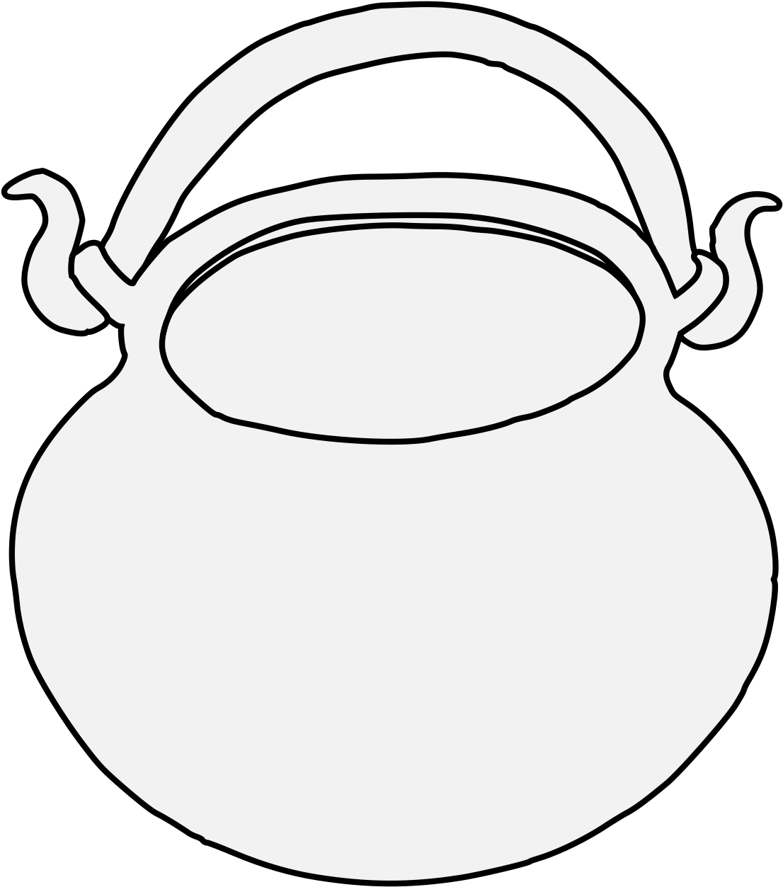 Cauldron Clipart (1143x1274), Png Download