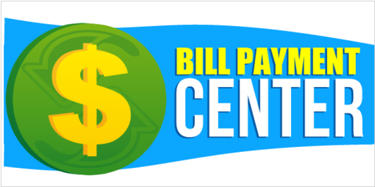 Bill Payment Center Vinyl Banner With Dollar Coin Graphic - Bill Payment Center Banner Clipart (560x560), Png Download