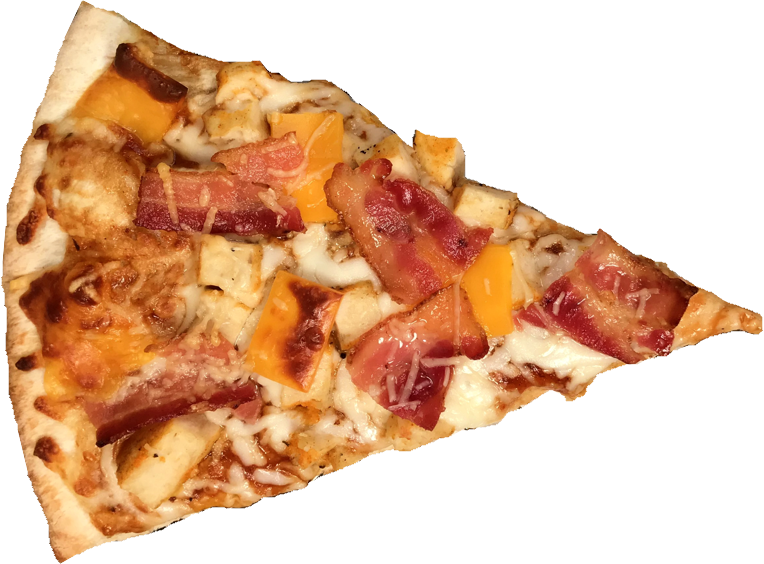 1 Pepperoni Slice - Fast Food Clipart (764x564), Png Download