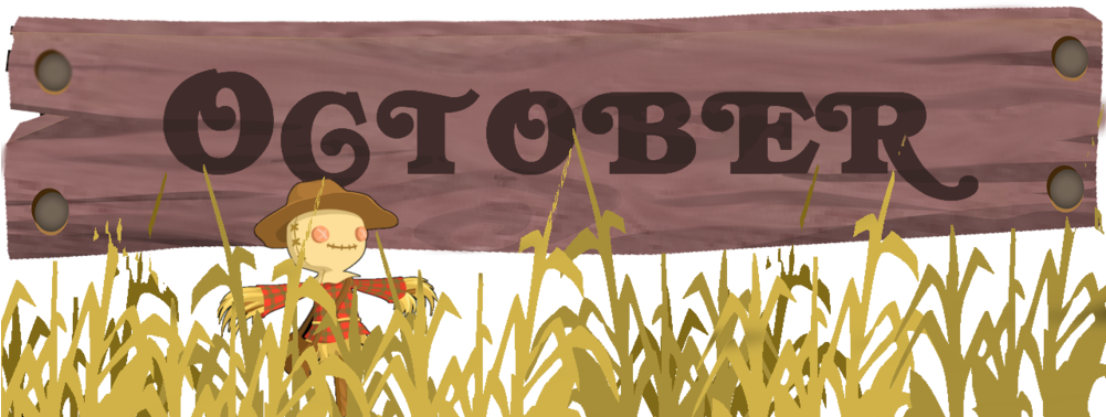 October Png - Banner Clipart (1000x500), Png Download