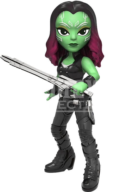 Guardians Of The Galaxy 2 Gamora Rock Candy Vinyl Figure - Funko Rock Candy Marvel Clipart (809x809), Png Download
