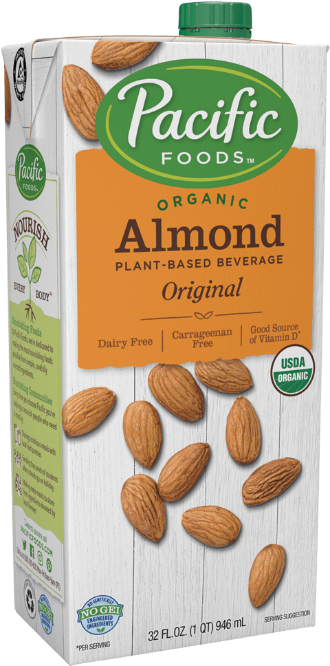 Pacific Foods Almond Clipart (1000x1000), Png Download