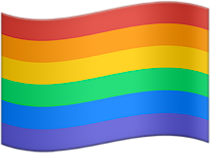 For Free Download On Mbtskoudsalg Apple - Rainbow Flag Emoji Png Clipart (8...