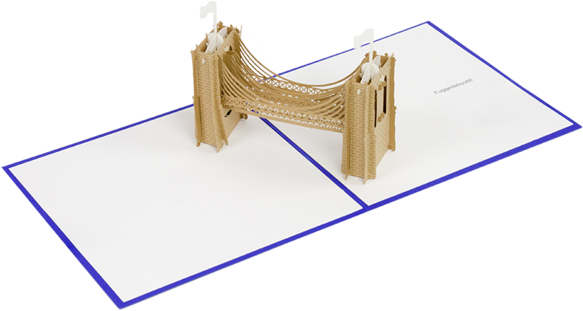 Brooklyn Bridge Popup Card , Png Download Clipart (1135x606), Png Download
