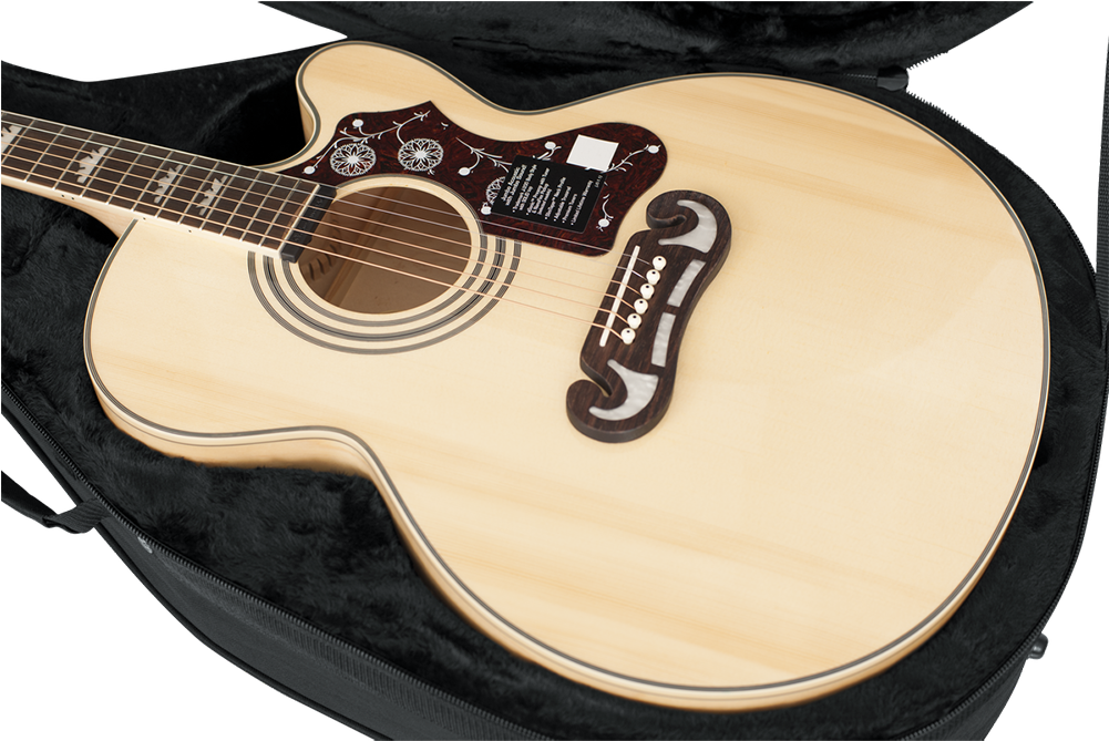 Gator Cases Jumbo Acoustic Guitar Lightweight Case Clipart (1001x669), Png Download