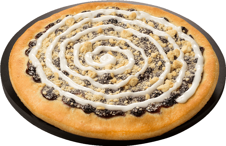 Blueberry Dessert Pizza - Pizza Ranch Fruit Pizza Clipart (960x800), Png Download