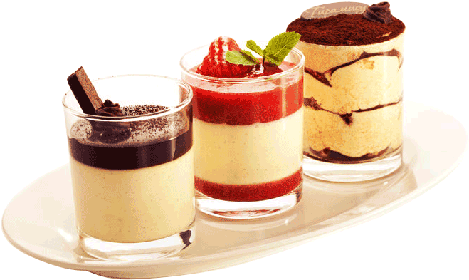 Desserts - Bardakta Tatli Yapimi Clipart (720x720), Png Download