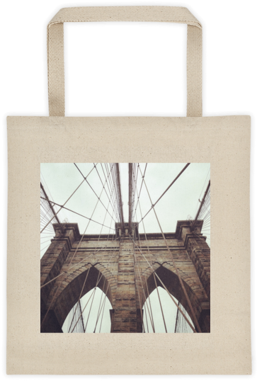 Brooklyn Bridge Tote - Brooklyn Bridge Clipart (600x600), Png Download