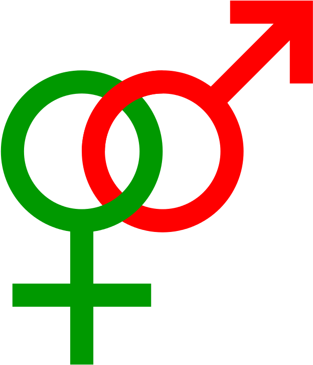 Venus Mars - Gender Symbols Clipart - Png Download (525x600), Png Download