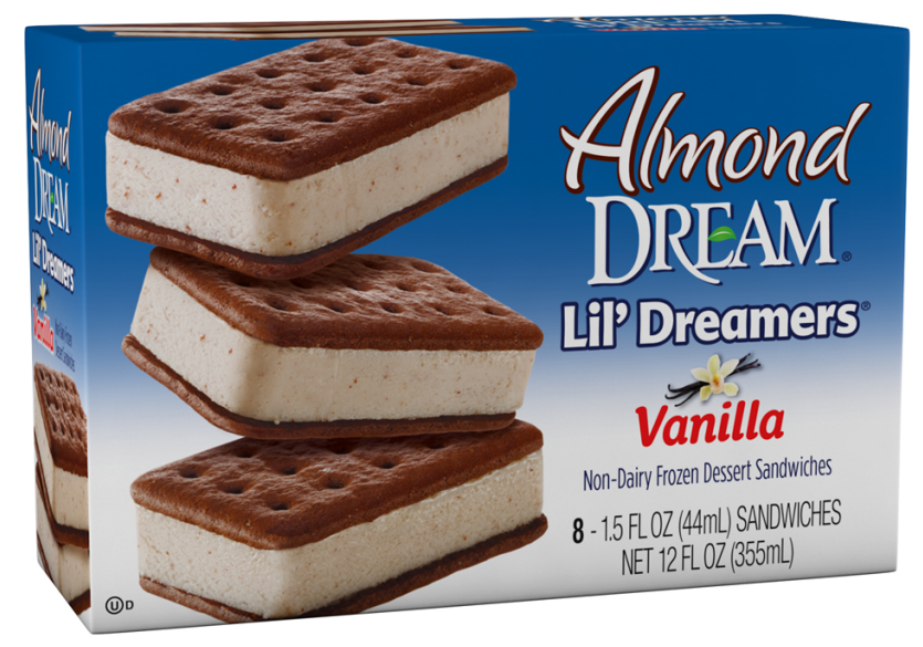 Vanilla Dessert Sandwiches - Dairy Free Ice Cream Bites Clipart (1024x1024), Png Download