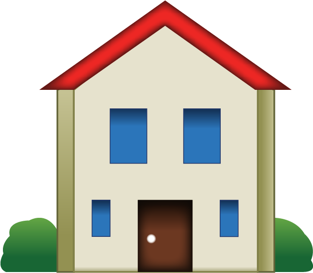 House Emoji Png Clipart (640x640), Png Download