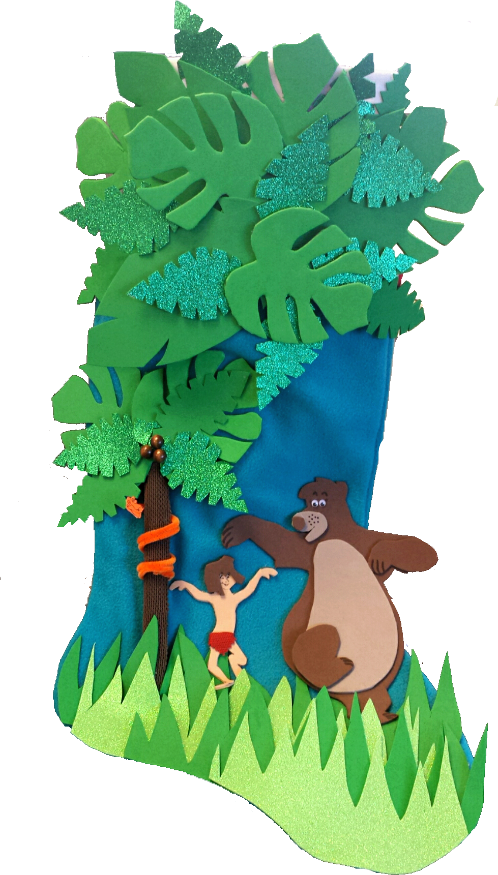 Stocking - Illustration Clipart (978x1731), Png Download